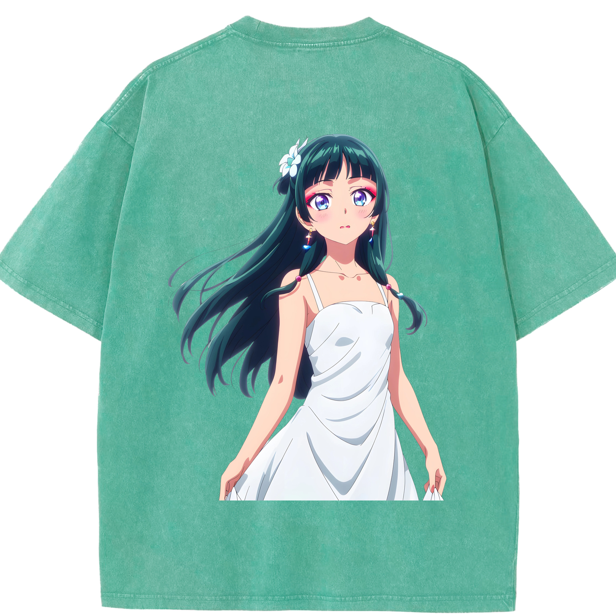 （画像用） 薬屋のひとりごと The Apothecary Diaries 綿100% ヴィンテージ風 半袖Tシャツ（背面プリント）